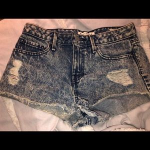 Jean ripped shorts!
